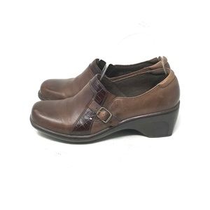 Clarks Leather Slip Ons
